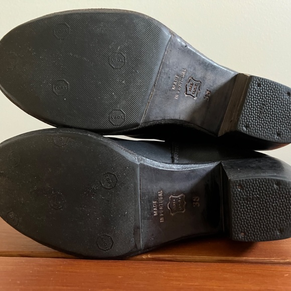 Black leather Chelsea boots made in Portugal for Cotelac (Paris) - Picture 5 of 7